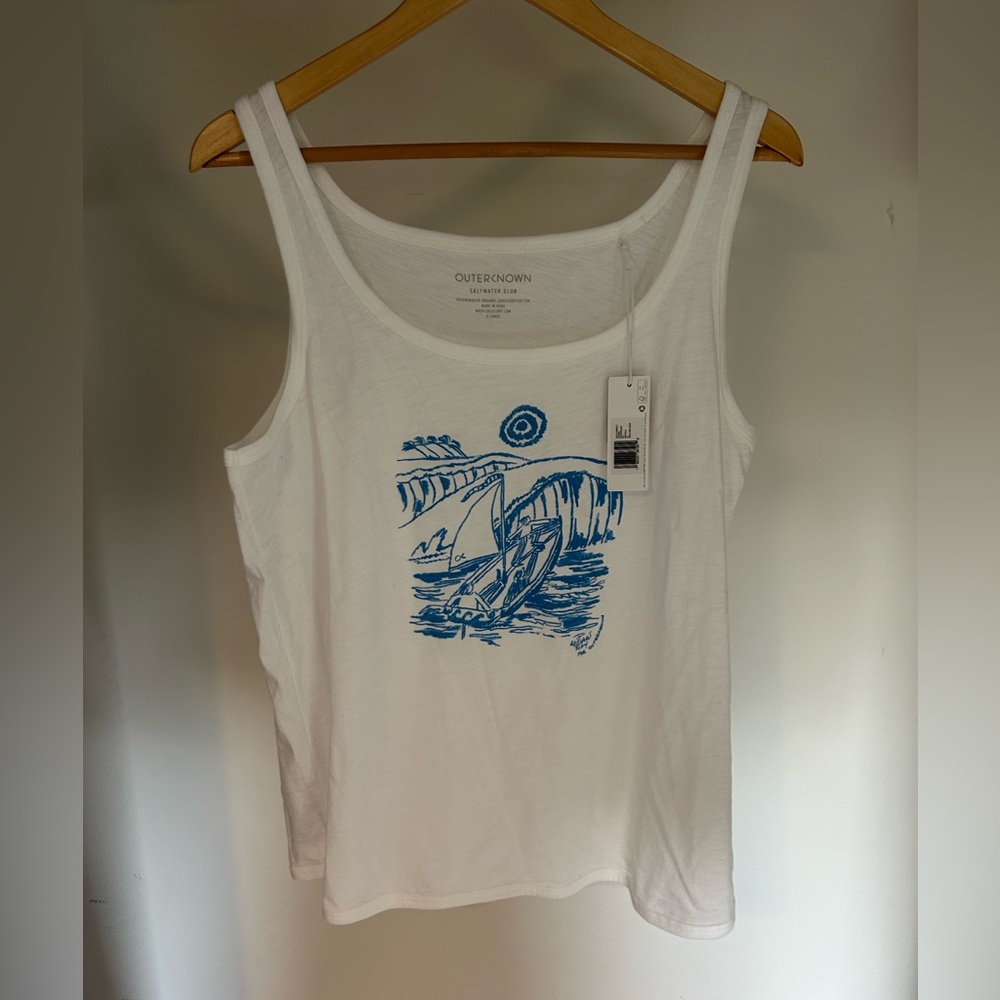 NWT Outerknown Saltwater Slub Tank Sz XL